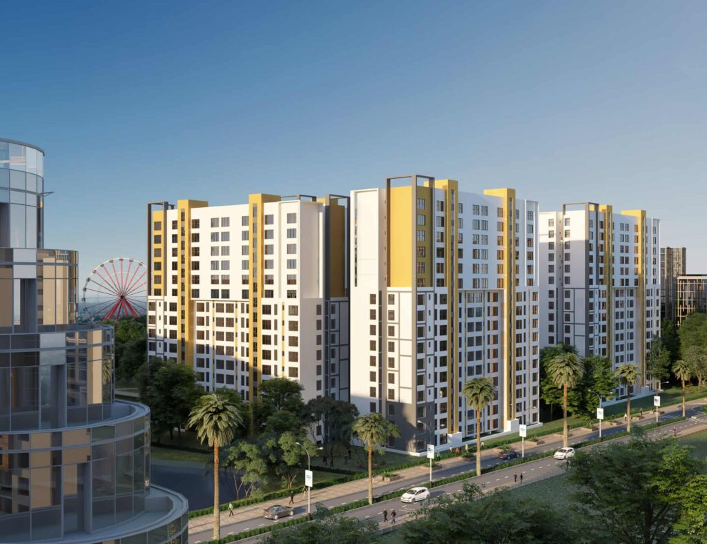 centum mizizi court 1b aerial view