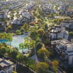 dubai properties la tilia community aerial