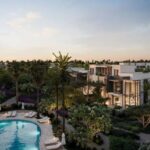 dubai properties la tilia poolside aerial