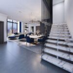 whitehorse aya triplex dining staircase